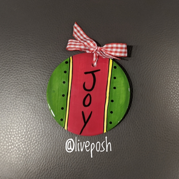 Whimsical Grace Other - WHIMSICAL GRACE Joy Christmas Ornament
